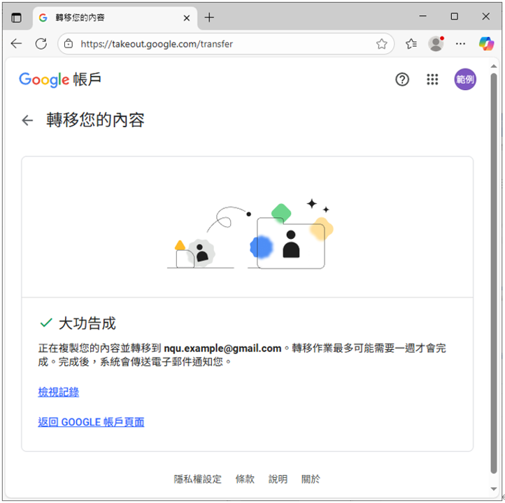 大功告成
